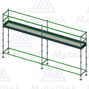 6m Ringlock Scaffold / Scaffolding Package for indoor use, Single Level